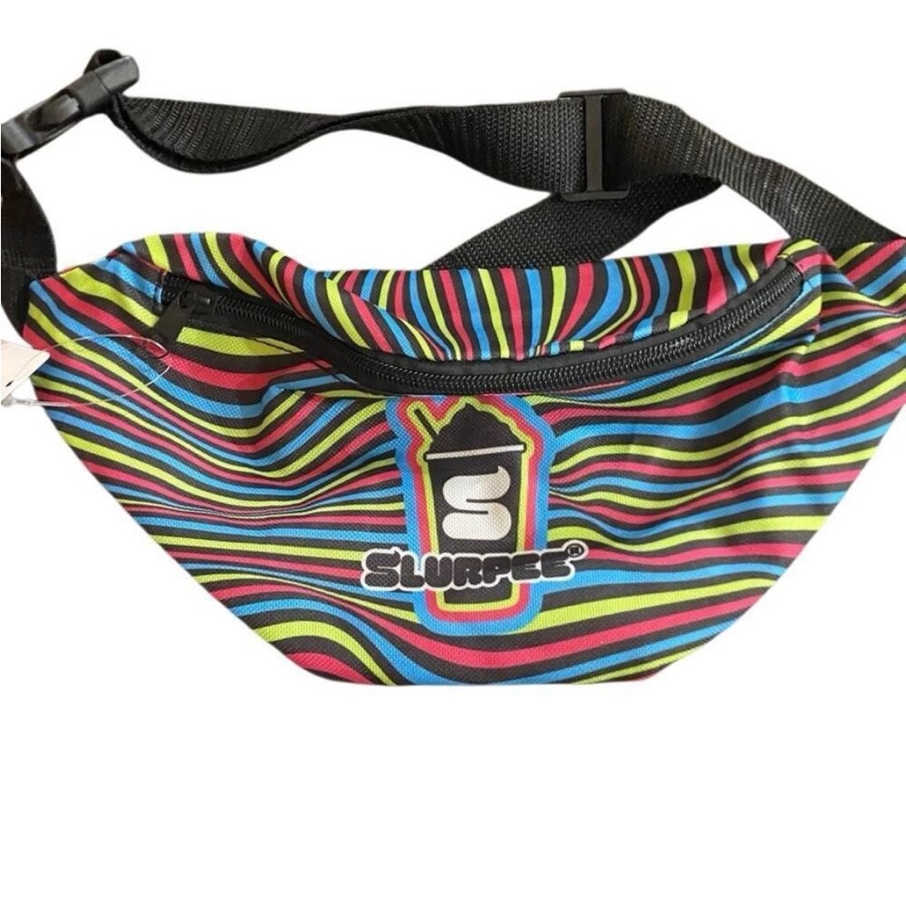 7-11 Slurpee Vibrant Striped Waist Bag Fanny Pack